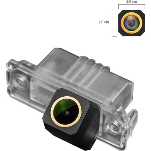 Misayaee Golden HD Car Rear View Reverse Camera Plate Light for Skoda Superb 2009-2015