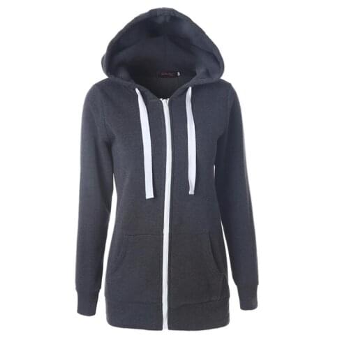 Fashion womens clothes hoodies coat 2019 autumn winter oblique pocket clothing hooded zipper tops soft warm women overcoat