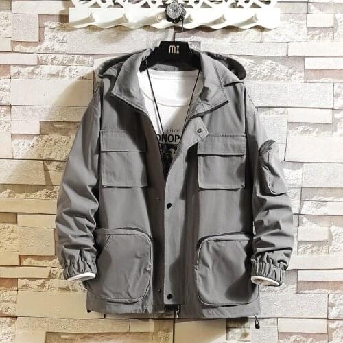 Mens Streetwear Bomber Clothes Plus Asian Size M-5Xl Janpan Style Print 2021 Spring Autumn Sport Outdoor Black White Jacket