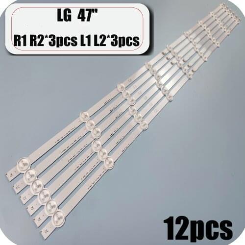 New LED backlight For LG 47inch LC470DU 47LN5200 47LN5400-CN 47LN5700 47LA620V 6916L-1174A 6916L-1175A 6916L-1176A 6916L-1177A