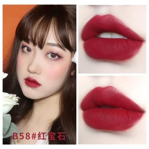 Novo New Style Fog Velvet Tubule Small Bars Lipstick Long-lasting Moisturizing Lip Moisturizing Matte Lip Gloss T1355