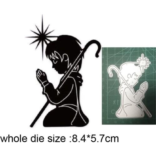 New metal cutting dies cut die mold Polaris Prayer Crutch Decoration Scrapbook paper craft knife mould blade punch stencils dies