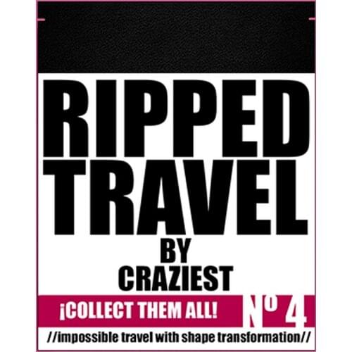 RIPPED TRAVEL (Gimmicks) by Craziest Street Magic Tricks Walk Around Performer Illusions Close up Magic Props Magician Beginner