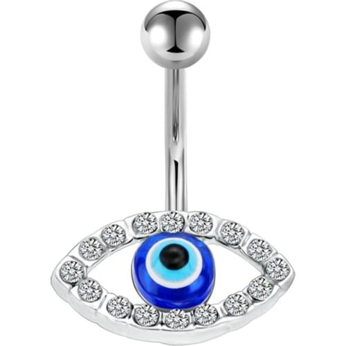 14G Dangle Belly Button Rings Surgical Stainless Steel for Women Girls Navel Piercing Body Jewelry