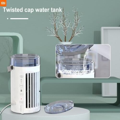 Xiaomi Household Low-noise Air Conditioner Multifunctional Refrigeration Fan Humidifier Portable USB Air Cooler Desktop Fan