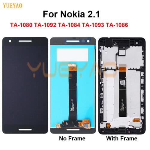 LCD Display For Nokia 2.1 TA-1080 TA-1084 A-1086 TA-1092 TA-1093 LCD Display Touch Screen Digitizer Assembly, For Nokia 2.1 LCD