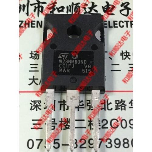 10pcs/lot STW23NM60ND New Spot TO-247 650V 20A