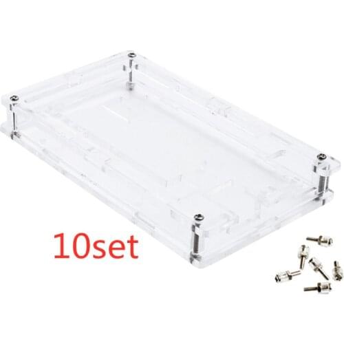 100% NEW 10pcs MEGA2560 R3 development board box shell fixing frame development board acrylic shell