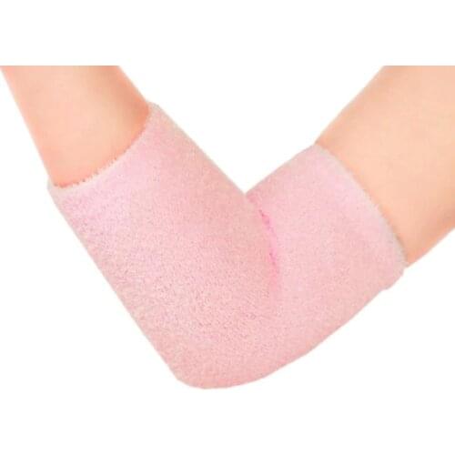 2Pcs/Pair Women Moisturizing Whitening Peeling Gel Microfiber Elbow Sleeves Exfoliating Soften Dry Cracked Skin SPA Nursing Care