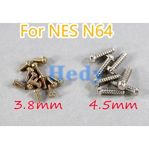 OCGAME 2000pcs/lot 3.8mm 4.5mm Security Screws For NES SNES Nintendo 64 N64 Game Boy Cartridges Torx Screw