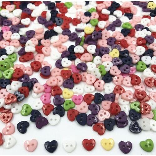 DIY 400pcs Mini Style Mixed Colors Resin Buttons 2-holes sewing scrapbooking 6mm