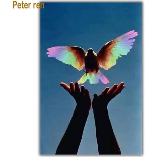 Peter ren Diamond painting cross stitch diamond embroidery portrait Square/Round diamond Mosaic Rhinestone ""