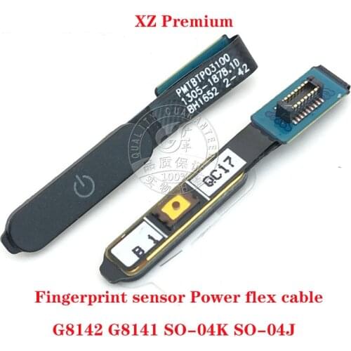 For Sony Xperia XZ Premium X Compact SO-02J F5321G8142 G8141 SO-04K SO-04J fingerprint sensor cable boot button