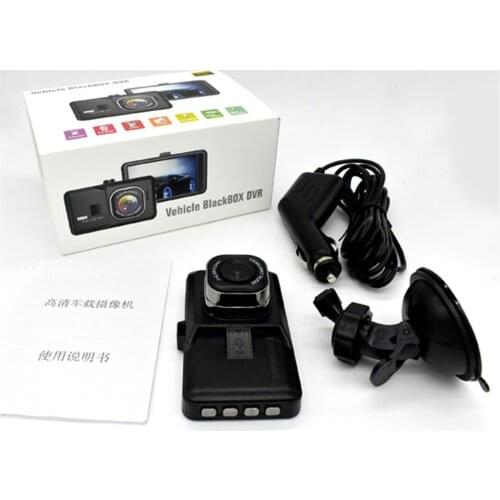 Full 1080P Dash Cam Video Recorder Driving For Car DVR Camera 3.0 Inches Cycle Recording Wide Angle Dashcam Video Registrar