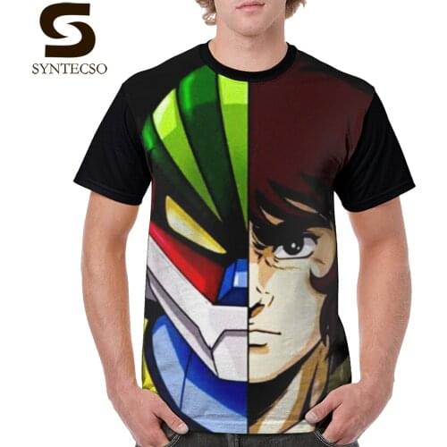 Jeeg T Shirt Jeeg T-Shirt Printed Awesome Graphic Tee Shirt Mens Plus size Polyester Classic Short Sleeves Tshirt