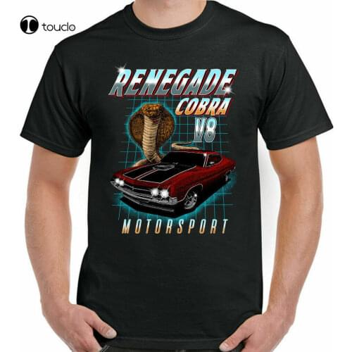 Renagade Cobra T-Shirt V8 Mens Muscle Car Ac Shelby Mustang Motorsport Gt Engine