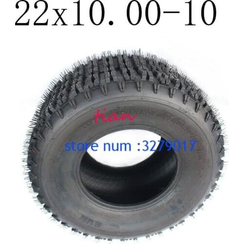 Hot Sale Good Reputation GO KART KARTING ATV UTV Buggy 22x10.00-10 Inch Tubeless Tyre 22*10.00-10 Rubber Tire