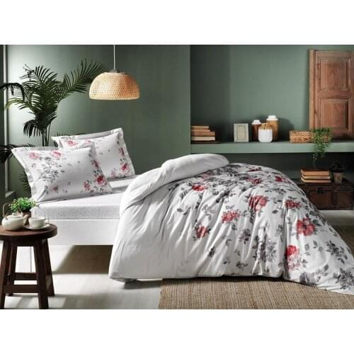 TAC COTTON SATIN BED LİNEN SET BEDDİNG SET king size bedding set bed sheet set DUVET COVER SET 200X220 bed set