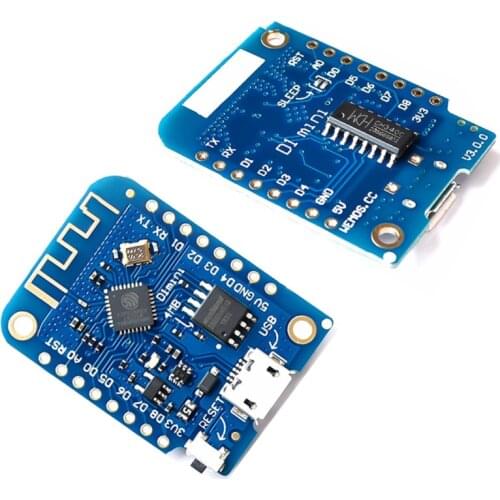 D1 Mini ESP8266 ESP-12 ESP-12F CH340G CH340 V2 USB WeMos WIFI Development Board Compatible With MicroPython Arduino Nodemcu