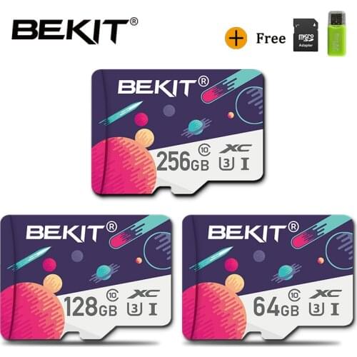 Bekit Micro SD Card 256GB 128GB 64GB 32GB 16GB 8GB Class10 U1 U3 Original Memory Card Mini microsd cartao de memoria For phone