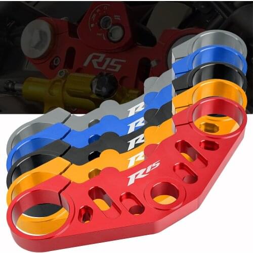 Motorcycle CNC Protection Plate direction modification Performance triple clamp For YAMAHA YZF R15 V3.0 YZF-R15 V3 2017 - 2020