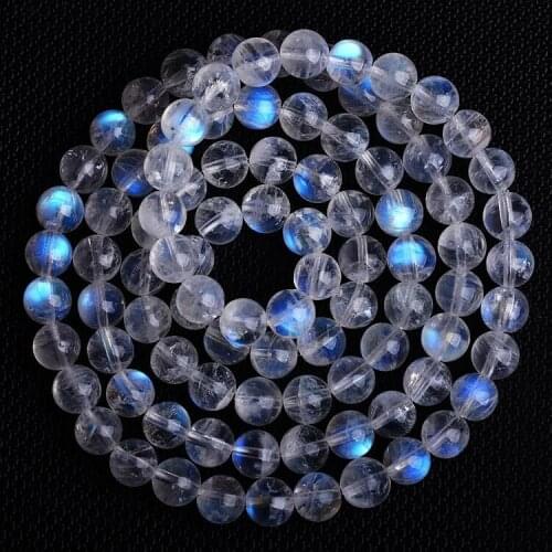 Natural Gemstone shine moonstone Bead Bangle amulet Hanging hecatolite Mala Bead ornaments