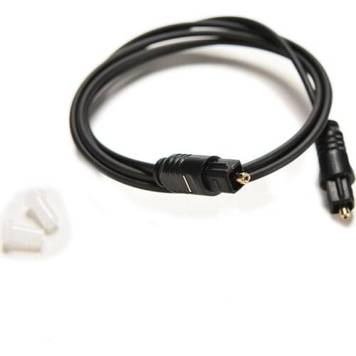 New 1m 2.2mm 3.2FT Digital Optical Optic Fiber Toslink connect Audio Cable Converter Cord DVD CD Audio Cable Cord OD
