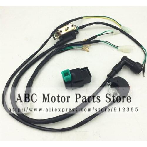 NEW WIRING LOOM HARNESS 5 PIN CDI PIT BIKE 90CC 110CC 125CC electrics