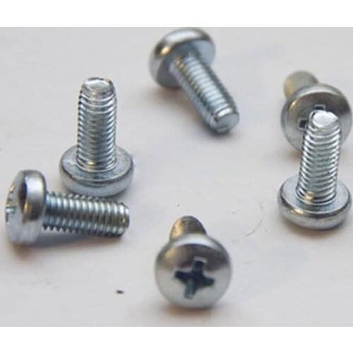 M2.5 Phillips Screws Pan head Self-tapping triangular Screws thread Lock Bolts 5-16mm Length