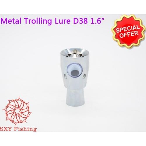 SXY FISHING D38 Metal Trolling Lure Metal head Metal copper head 2oz 57g Metal Octopus head Deep sea fishing Trolling bait