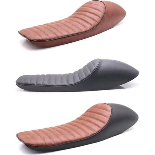 Vintage Motorcycle Extended Hump Cushion Motorcycle Seat Cafe Racer Saddle Scramble Flat Pan FOR Honda CG1215 Hot