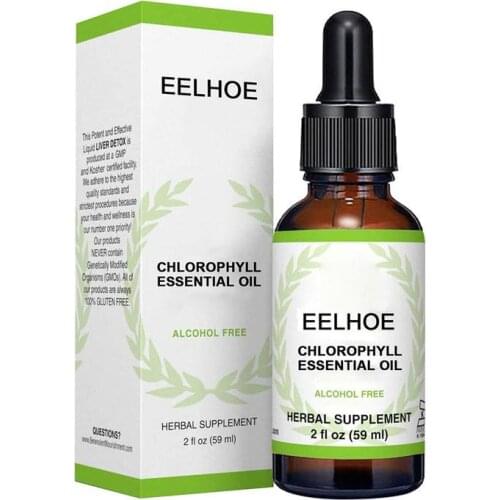 Minch Chlorophyll Liquid Extract Dietary Supplement Liquid Chlorophyll Drops Supplement for Skin Care Hair Care Detox Skin Oil