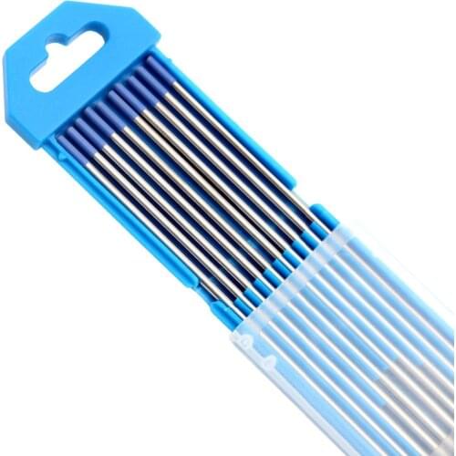 10pcs 2% Lanthanated WL20 Blue TIG Welding Tungsten Electrode 1.6 x 175mm