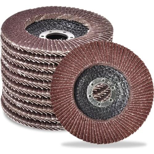 10PCS Zirconia Flap Disc 45 X 78Inch Abrasives Sanding Grinding Wheels For Angle Grinder 406080120 Grit Advantage
