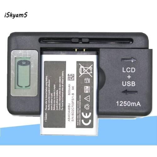 1x 800mAh AB463446BU Replacement Battery +Charger For Samsung SGH GH E251 E258 E350 E428 E500 X208 E900 E908 C512 X630 X680