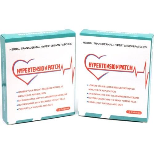 2/3/4/ box Hypertension Patch Clean Blood Vessel Patche Reduce Control High Blood Pressure Chinese Herbal Medical Pleaster