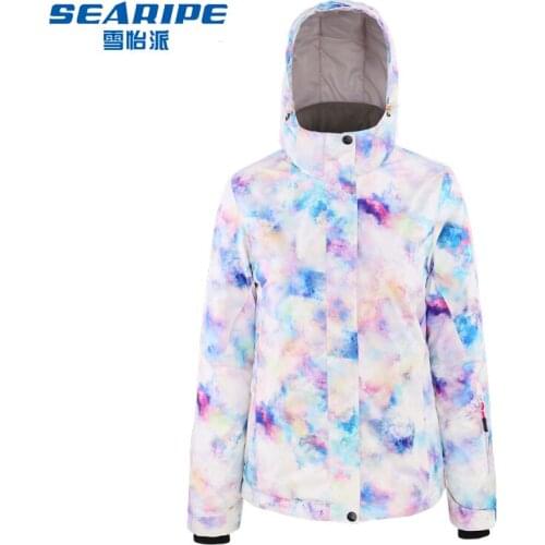 -30 Degree Super Warm Winter Ski Jacket Women Waterproof Breathable Snowboard Snow Jacket Outdoor Skiing Coat