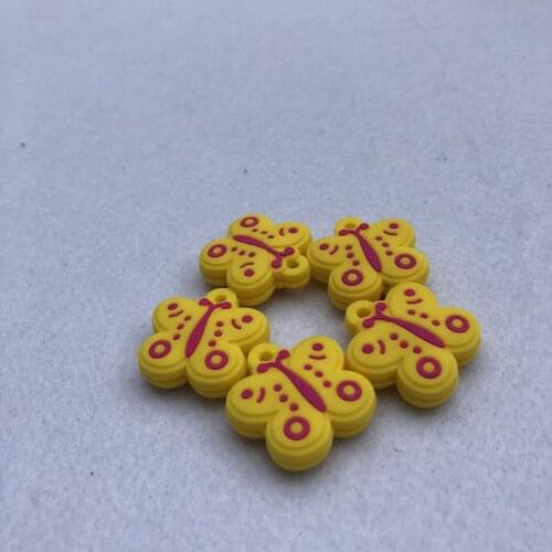 5pcs Free shipping Cartoon butlerfly silicone tennis dampener,tennis shock absorber,racket vibration dampening