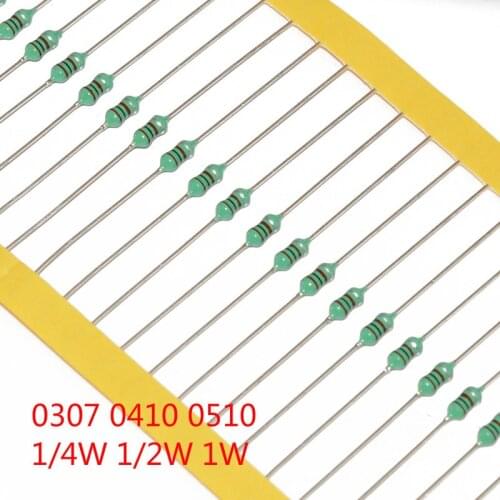 50PCS/Lot 0307 0410 0510 Color Ring Inductor Inline 1/4W 1/2W 1W 1UH-47UH-100UH-1MH