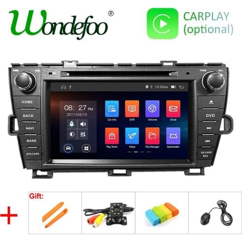 Android 9.0 4G 64G IPS DSP AV Output 2 DIN DVD GPS Radio For Toyota Prius 2009-2013 Navigation Stereo Multimedia Screen Player