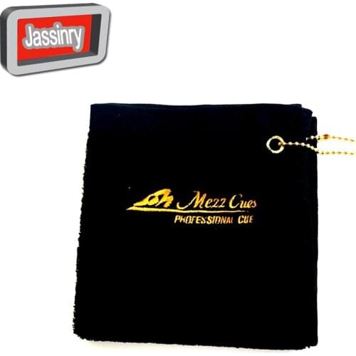 Free shipping 1pc Billiards Cue Cleaning Towels High Quality Black Pool Cue wipping cloth Billiards Snooker cue accessories
