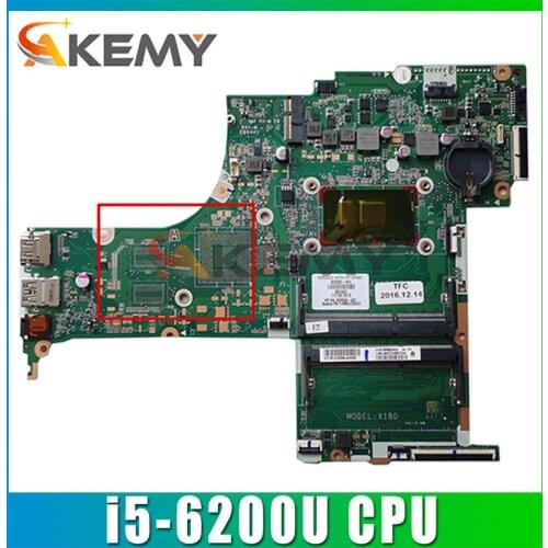 For HP PAVILION 15-AB 15-AN 15-AN050NR Laptop Motherboard 836097-601 W/i5-6200U CPU DAX1BDMB6F0 MB 100% Tested Fast Ship
