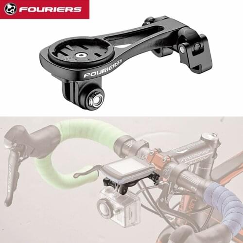 FOURIERS HA-S022 Bicycle Computer Mount For stem front cap Compatible with MIO GARMIN Bryton 100 / 310 / 330 / 530 GoPro