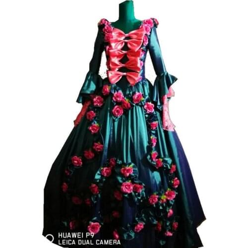 Customer to order! Vintage Costumes Victorian 1860S Civil War Gown historical dresses D-129