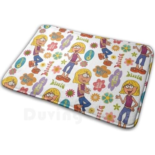 Lizzie Mcguire Flowers Mat Rug Carpet Anti-Slip Floor Mats Bedroom Lizzie Mcguire Hilary Duff Wool Evenstevens Nobulliying