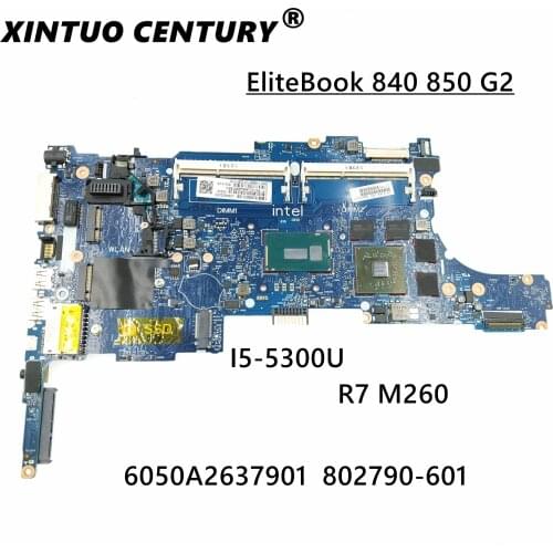 For HP ZBOOK 14 G2 laptop motherboard 802790-001 802790-501 802790-601 i5-5300U 6050A2637901 100% working