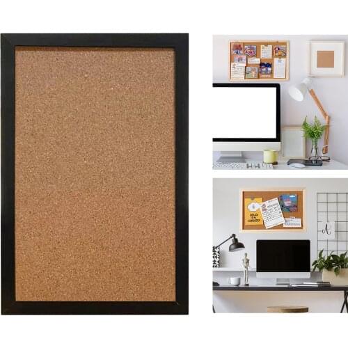 Cork Board Wall Message Office Multifunction Bulletin Board Home Wood Frame Hexagon Message Photo Background for School