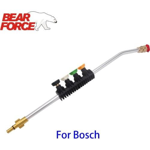 Pressure Washer Water Spray Gun Lance Car Washer Water Jet Lance Nozzle Tips Car Cleaning Wand Spear for Bosch Pressure Washer