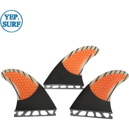 Surf Future Fin G7/G5 Fin orange Black G7 Fins Fibreglass Honeycomb Carbon Fiber Free Shipping