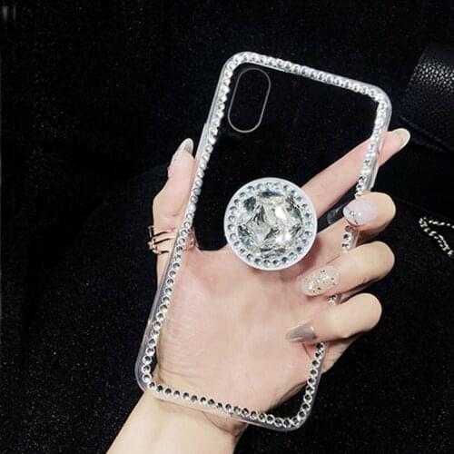 Anti-fall Case For Honor 8S 6X 7X 8X 8C 8A 9 10 20 Huawei P20 P30 lite P30 Pro P10 Mate 10 20 lite Bracket silicone Cover Case